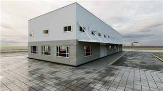 Portál acélkeret raktár